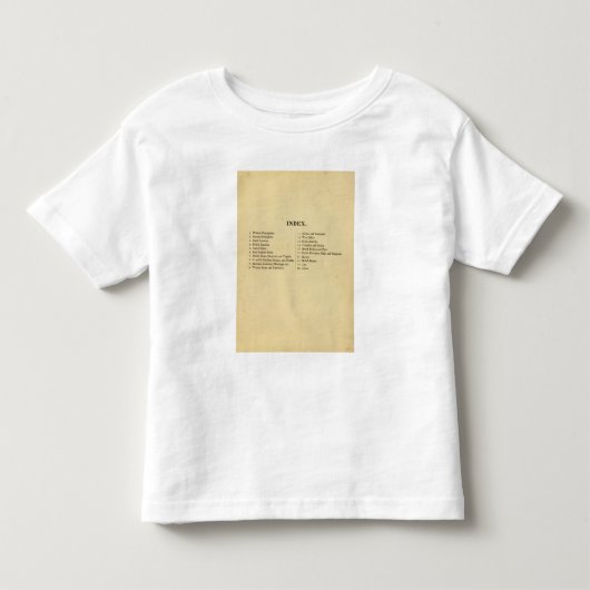 Griggのアメリカの学校の地図書 トドラーTシャツ (正面)