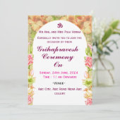 Grihapravesh Invitations  招待状 (スタンド正面)