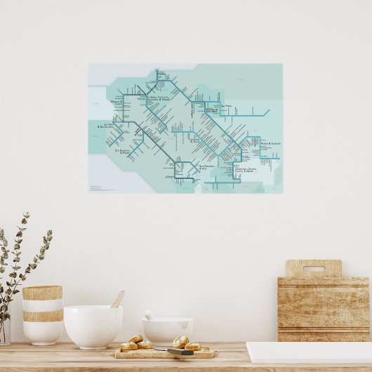 Grijalva & Cuilco 20 x 30 ポスター (キッチン)