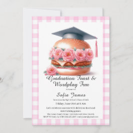 Grill and Chill Graduation Party Invitation 招待状