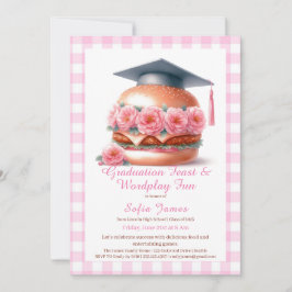Grill and Chill Graduation Party Invitation 招待状