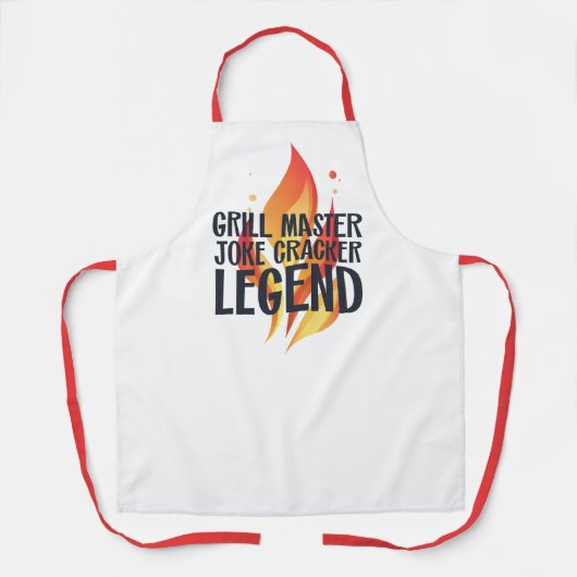 Grill Legend BBQポスター エプロン (正面)