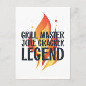 Grill Legend BBQポスター ポストカード (正面)