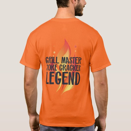 Grill Legend BBQポスター Tシャツ (裏面)