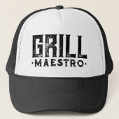 Grill Maestro trucker hat for expert BBQ chef キャップ (正面)