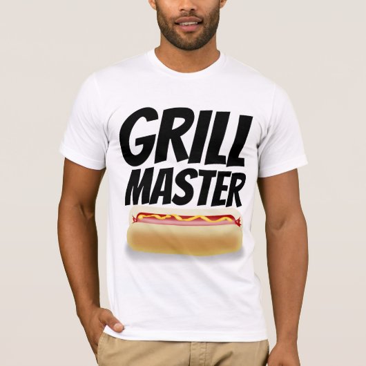 GRILL MASTER メンズ サマーTシャツ Tシャツ (正面)