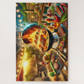 Grill Master BBQ Funny Father's Day Cookout Gift ジグソーパズル (縦)