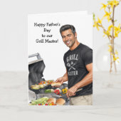 Grill Master Father’s Day Card | BBQ Dad Card  カード (黄色い花)