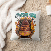 Grill Master Legend T Shirt  クッション (ブランケット)