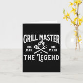 Grill Master The Man The Myth The Legend - Grillin カード (黄色い花)