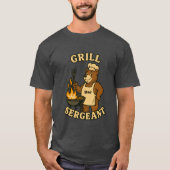 Grill Sergeant Bär Design für Papa Tシャツ (正面)
