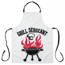 Grill Sergeant Funny BBQ Apron