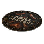 Grill Sergeant Funny BBQ Grill Master Barbecue カッティングボード (角)