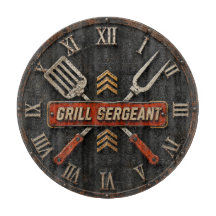 Grill Sergeant Funny BBQ Grill Master Man Cave 