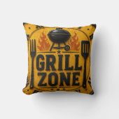 Grill Zone BBQ Grill Master Kitchen Rustic クッション (正面)