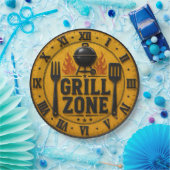 Grill Zone BBQ Grill Master Kitchen Rustic ペーパープレート (パーティー)