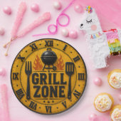 Grill Zone BBQ Grill Master Kitchen Rustic ペーパープレート (パーティー)