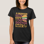 Grilled Cheese Burger Day  Fast Food Burger Tシャツ (正面)