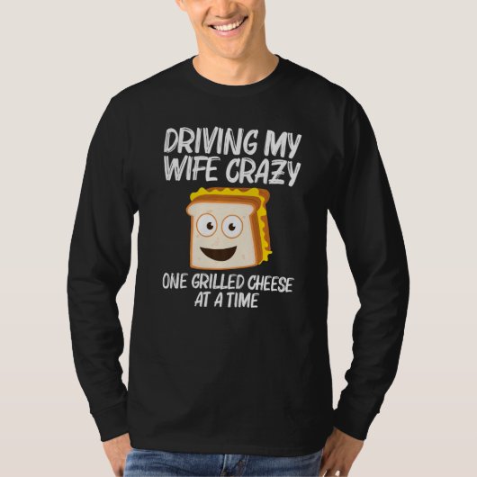 Grilled Cheese  Designs Men Dad Grilling Foodie Tシャツ (正面)