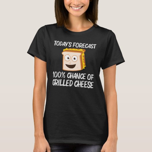 Grilled Cheese   Designs Men Women Grilling Foodie Tシャツ (正面)