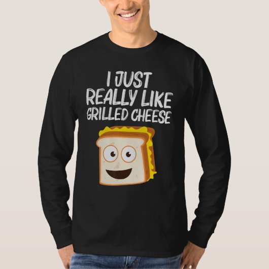 Grilled Cheese   Designs Men Women Grilling Foodie Tシャツ (正面)
