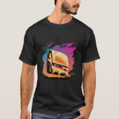Grilled Cheese Synthwave 80s Retrowave Aesthetic Tシャツ (正面)
