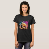 Grilled Cheese Synthwave 80s Retrowave Aesthetic Tシャツ (正面フル)