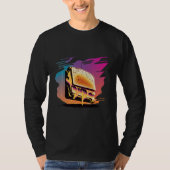 Grilled Cheese Synthwave 80s Retrowave Aesthetic Tシャツ (正面)