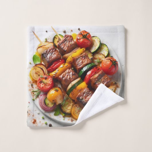 Grilled Delights ウォッシュタオル (ウォッシュタオル)