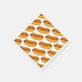 Grilled Hot Dog Pattern スタンダードカクテルナプキン (角)