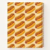 Grilled Hot Dog Pattern ノートブック (裏面)