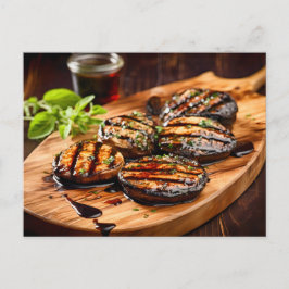Grilled Portobello Mushroom ポストカード