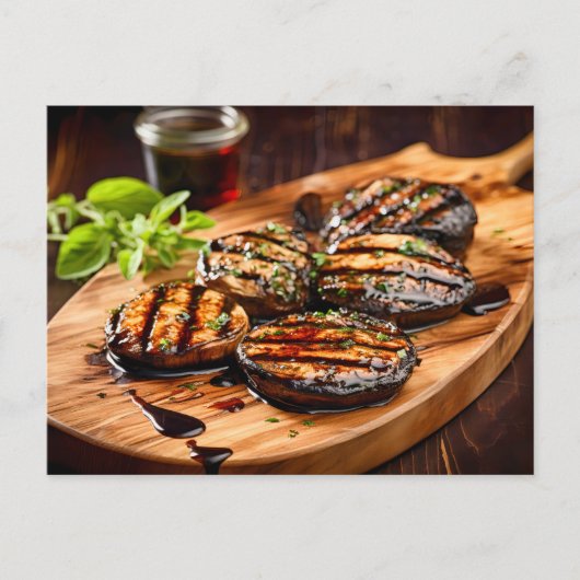 Grilled Portobello Mushroom ポストカード (正面)