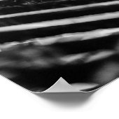 Grilled Tomahawk Steak on Flaming BBQ Grill ポスター (角)