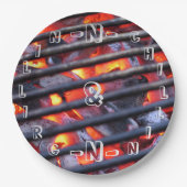 GrillinおよびChillinの紙皿 ペーパープレート (正面)