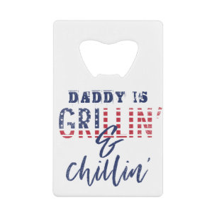 GRILLIN及びCHILLINの夏bbq クレジットカード栓抜き