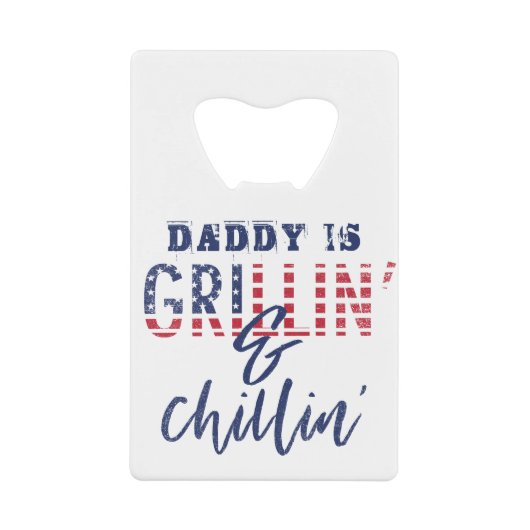 GRILLIN及びCHILLINの夏bbq クレジットカード栓抜き (正面)
