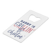 GRILLIN及びCHILLINの夏bbq クレジットカード栓抜き (正面アングル)