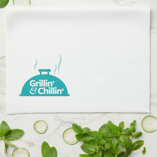 Grillin及びChillin キッチンタオル (折り畳み)