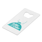 Grillin及びChillin クレジットカード栓抜き (正面アングル)