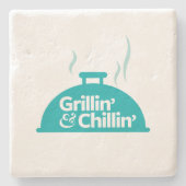 Grillin及びChillin ストーンコースター (正面)