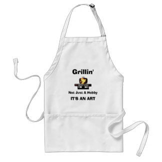 Grillin',ちょうど趣味、それは芸術です スタンダードエプロン