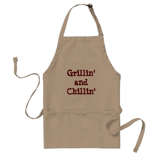 Grillin'andChillin スタンダードエプロン (正面)