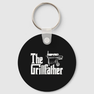 Grilling Smoker And Grill Chef Grillfather Grilled キーホルダー