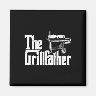 Grilling Smoker And Grill Chef Grillfather Grilled マグネット