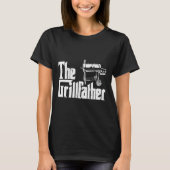 Grilling Smoker And Grill Chef Grillfather Grilled Tシャツ (正面)