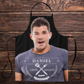 Grillmaster名モダンInstagram Photo Men's エプロン