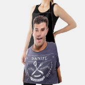 Grillmaster名モダンInstagram Photo Men's エプロン (インサイチュ)