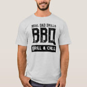 Grillmaster dad cool funny tシャツ (正面)