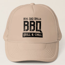 Grillmaster dad cool funny trucker hat キャップ
